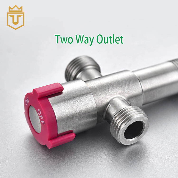 Single Handle 2 Way SUS304 Angle Valve