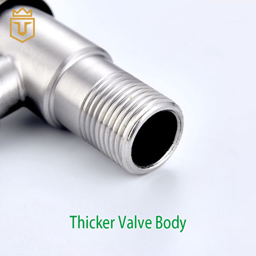 High Quality 304 Stainless Steel Angle Cock Valve