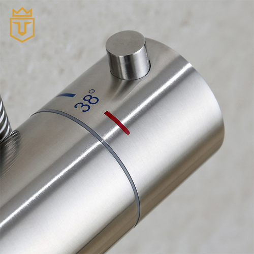 Exposed Wall Mounted Thermostatic Bathroom Shower