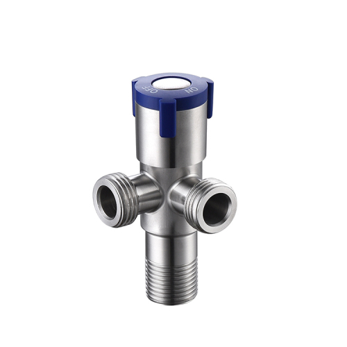 Single Handle 2 Way 90 Degree Angle Valve Double
