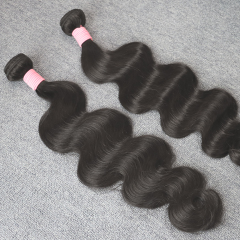 10A 12A grade raw hair & virgin hair 100% unprocessed hair human hair double weft natural color Loose wave body wave straight bundles