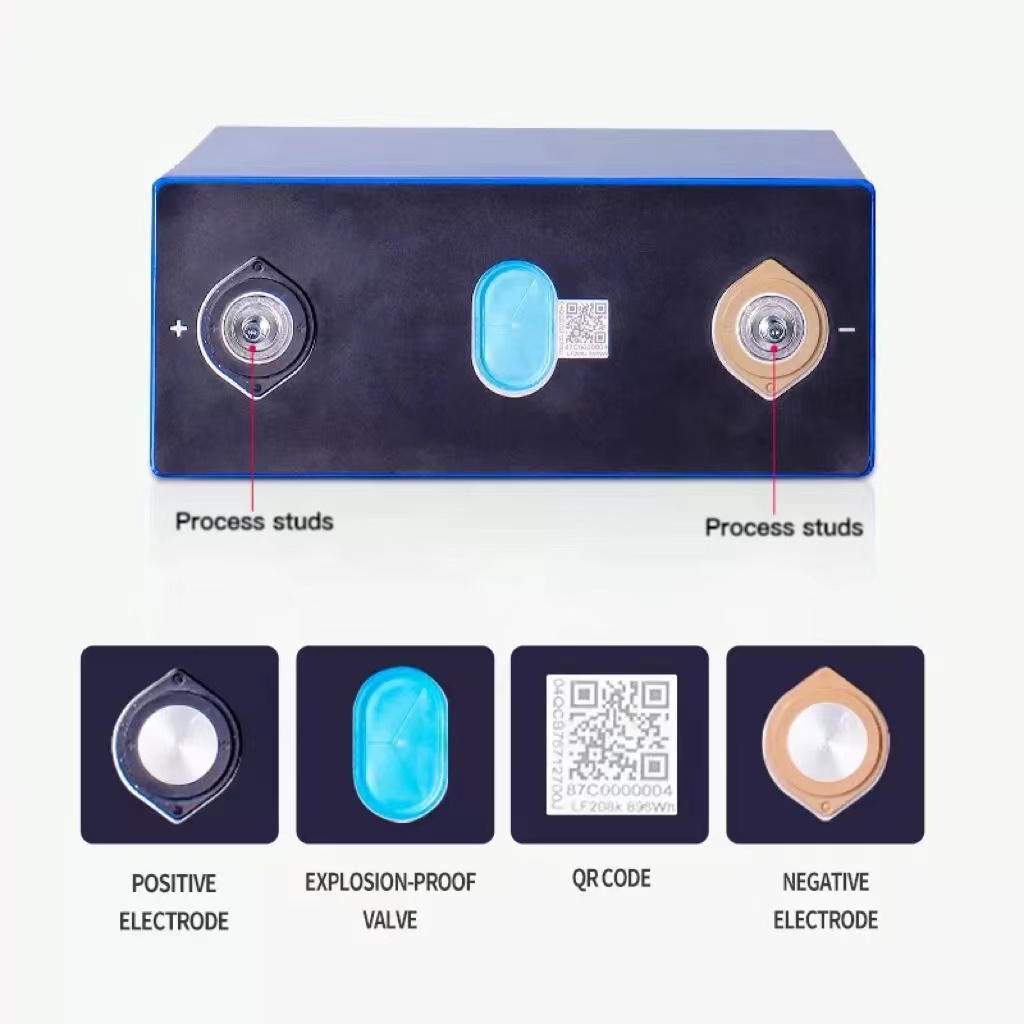 XIHO EVE 304Ah 3.2V LF304 LiFePo4 Prismatic Rechargeable Lithium Ion Battery