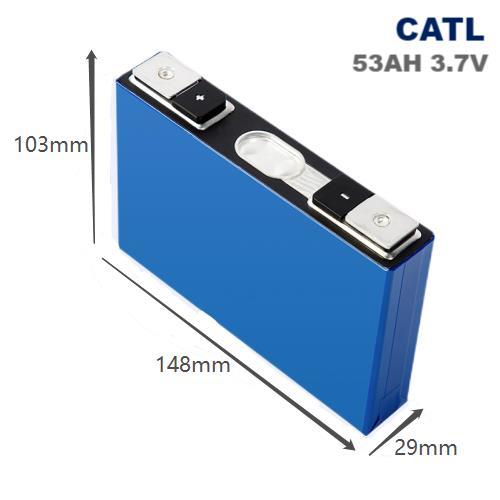 CATL 53Ah 3.7V NMC Prismatic Rechargeable Lithium Ion Battery