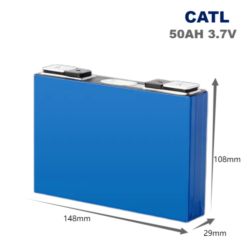 CATL 50Ah 3.7V NMC Prismatic Rechargeable Lithium Ion Battery