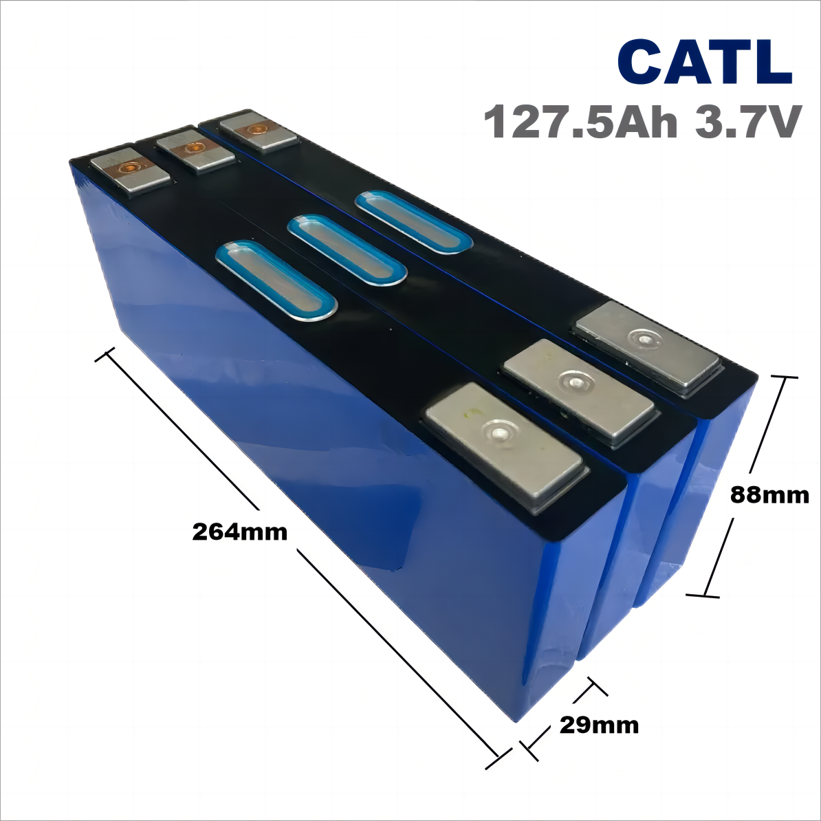 CATL 127.5Ah 3.7V NMC Prismatic Rechargeable Lithium Ion Battery