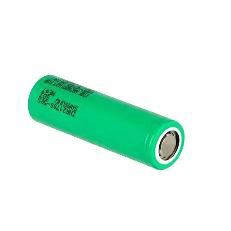 10C discharge SDI 5000mAh 3.7V NMC 21700 Cylindrical Rechargeable Lithium Ion Battery