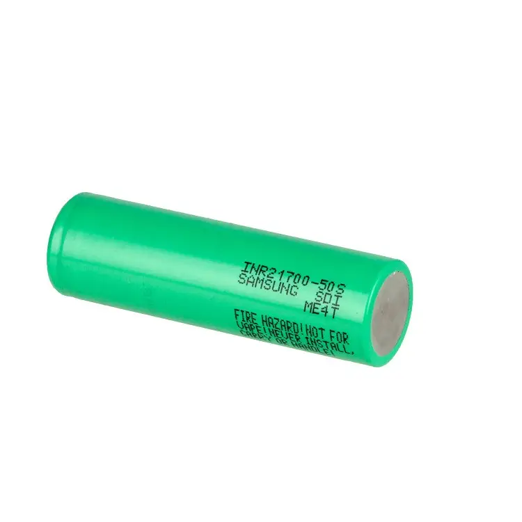 10C discharge SDI 5000mAh 3.7V NMC 21700 Cylindrical Rechargeable Lithium Ion Battery