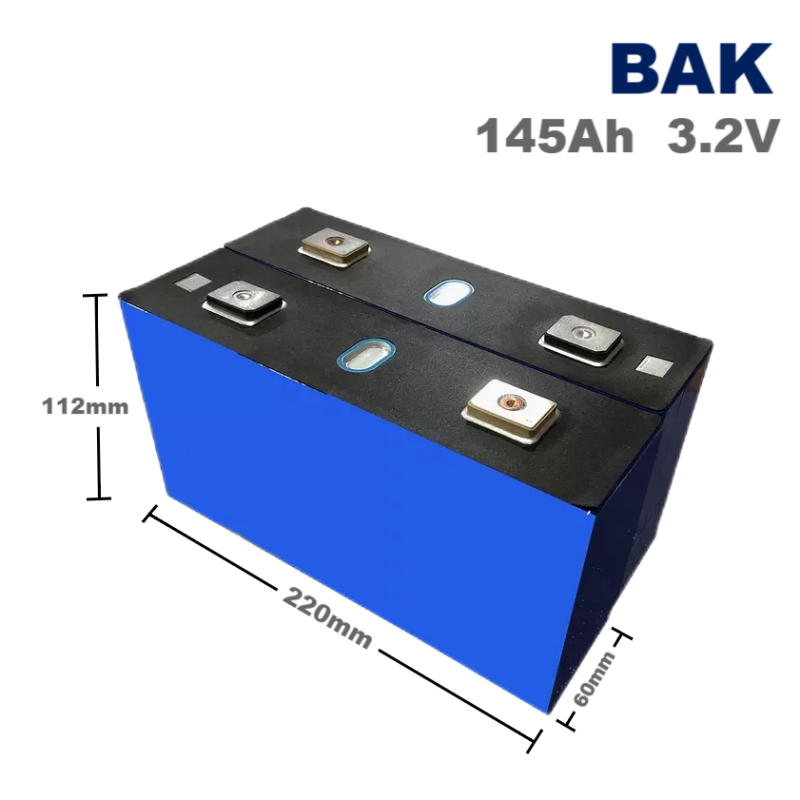 BAK 145Ah 3.2V LiFePO4 Prismatic Rechargeable Lithium Ion Battery