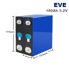 EVE 160Ah 3.2V LiFePO4 Prismatic Rechargeable Lithium Ion Battery
