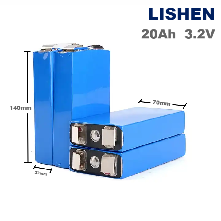 Lishen 20Ah 3.2V LiFePo4 Prismatic Rechargeable Lithium Ion Battery