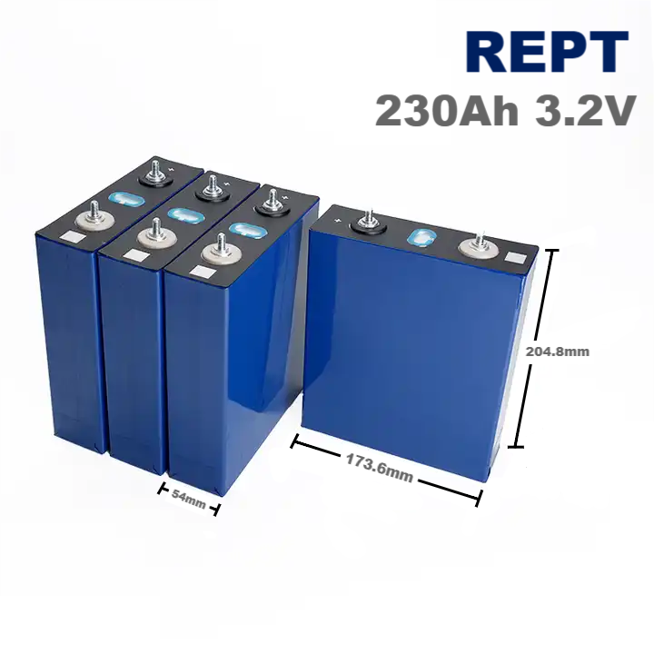 REPT 230Ah 3.2V LiFePo4 Prismatic Rechargeable Lithium Ion Battery
