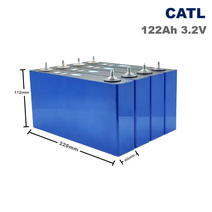 CATL 122Ah 3.2V LiFePo4 Prismatic Rechargeable Lithium Ion Battery