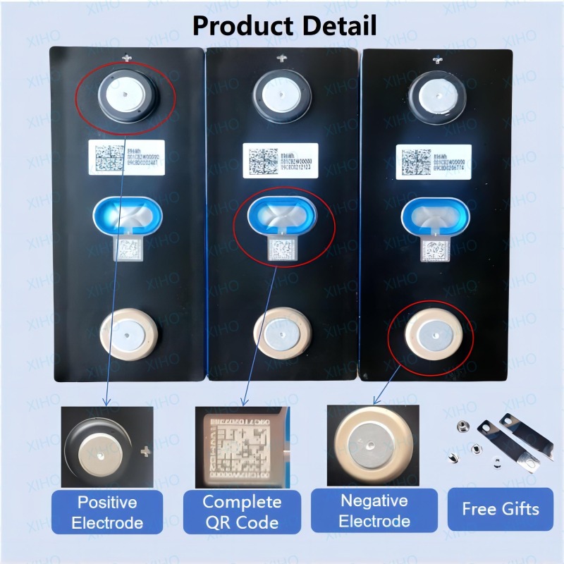 Xiho 3.2V Catl 280Ah CB2W0 CB310 302Ah 314Ah 320AH Lifepo4 Battery Cells LFP Lithium Ion Prismatic Cell Lithium Iron Phosphate Battery Home Energy Storage System