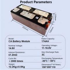 Xiho Catl 14.8V 174Ah 24Pcs 56KWH 4S1P 174AH VDA 355 Nmc Battery Module