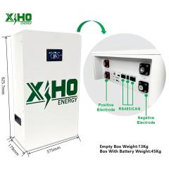 Xiho Design Wall Mounted Lithium Battery Solar Energy Storage Systems 100Ah 48V 51.2V 5KWH Lifepo4 Batteries Pack