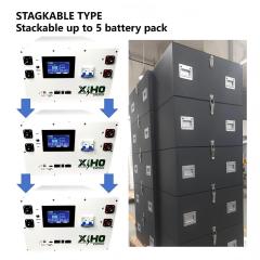 XIHO 15KWH Stackable Lithium Ion Battery Pack 51.2V 48V 300Ah 280Ah EVE LF280K Lifepo4 Grade A Cells JK BMS for Solar Home Energy Storage