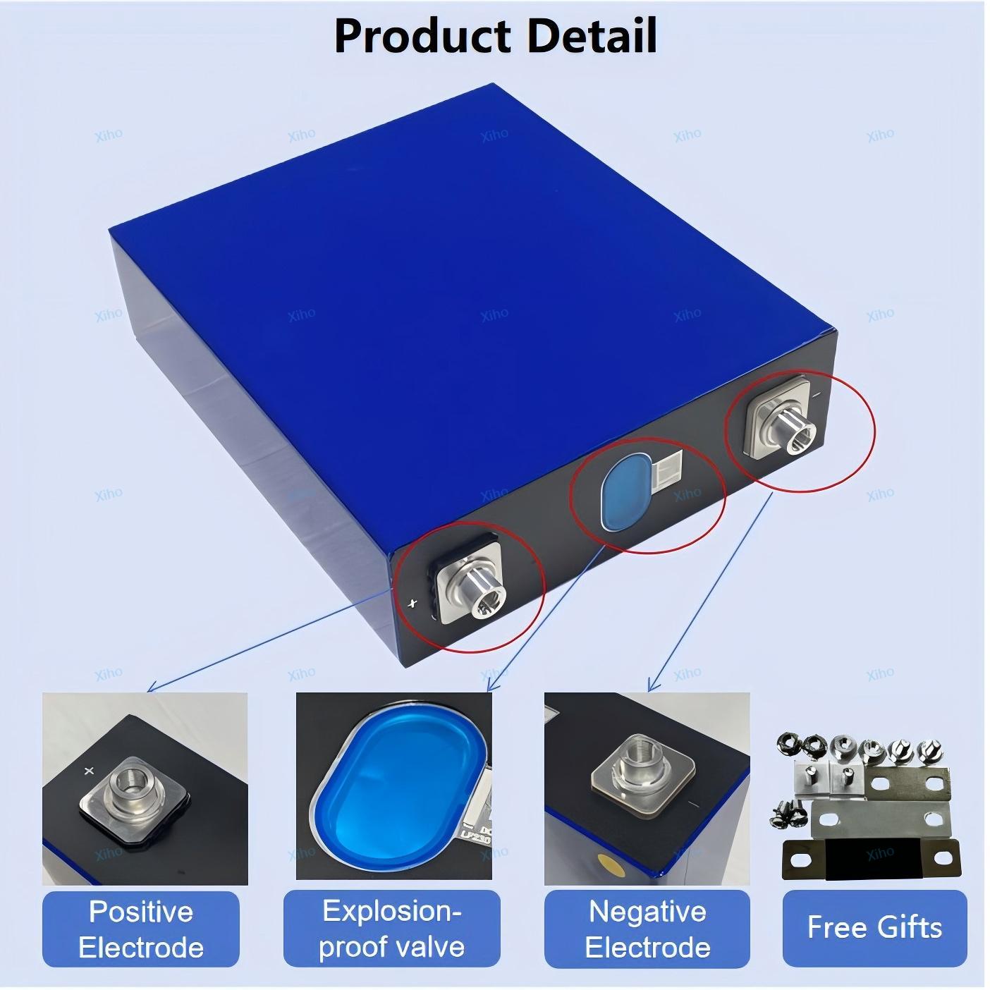 XIHO 3.2V EVE 230Ah Prismatic LF230 Lifepo4 Battery Cells Lithium Ion Batteries For Solar Energy Storage