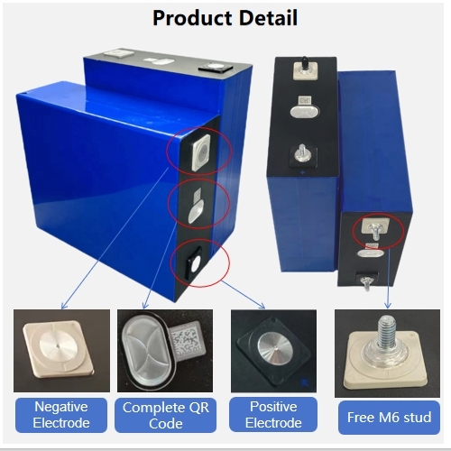 Xiho 10000 Cycle Life Hithium LFP71173207/314Ah Lifepo4 314 Energy Storage Battery Prismatic Battery Cell 3.2v Lifepo4 Battery 314ah for Solar System