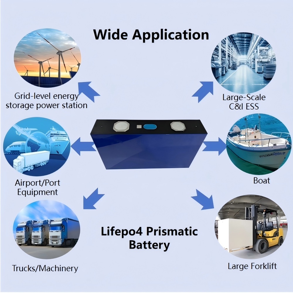 XIHO EVE 628Ah MB56 8000 Cycles Lithium Iron Phosphate Batteries4 3.2v Lifepo4 Prismatic Battery Cell For Energy Storage
