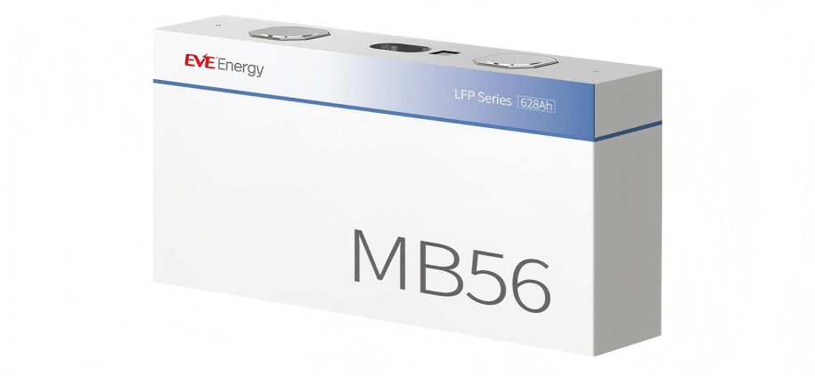 EVE Launches 628Ah MB56 Cell – Ushering in a New Era of High-Capacity Energy Storage.