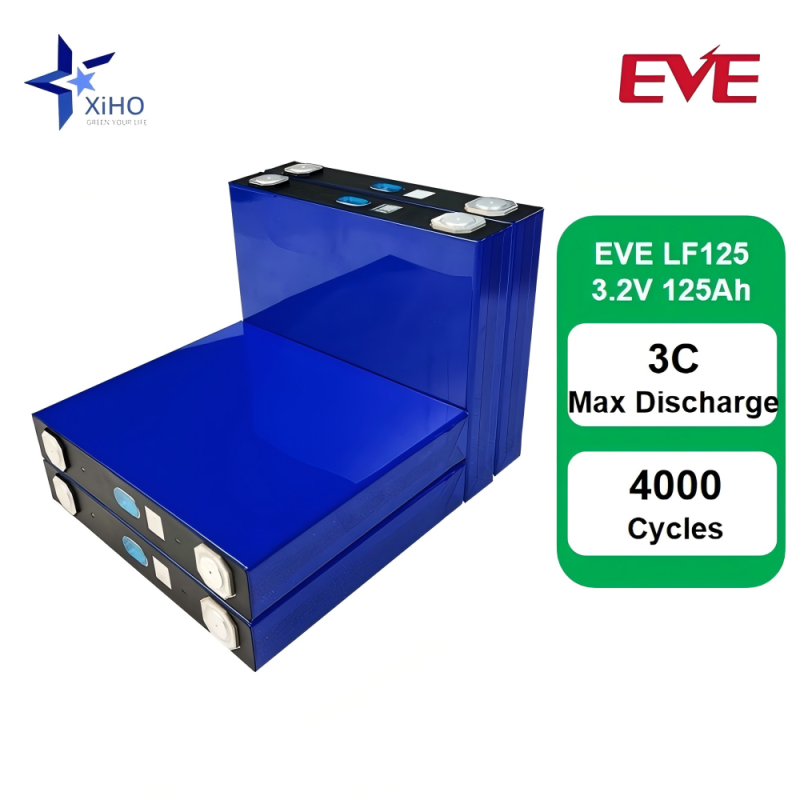 Xiho 3.2V EVE 125Ah LF125 Prismatic Lifepo4 Battery Cells Lithium Ion Batteries For Electric Vehicle