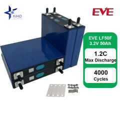 XIHO EVE LF50Ah 3.2V LiFePo4 Prismatic Battery Cell Rechargeable Lithium Iron Phosphate Battery EV Solar Energy Storage