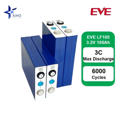 EVE 105Ah 3.2V Lifepo4 Cell 105Ah 5000 Cycles Rechargeable Batteries Lithium Iron Phosphate Battery for DIY Energy Storage