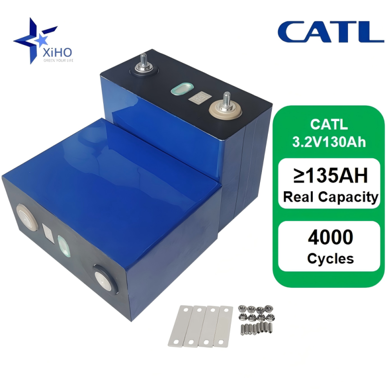 Xiho Catl 3.2V 130Ah Rechargeable Prismatic Cell Lithium Ion Batteries 3.2V Lifepo4 Battery Cells for Solar Energy