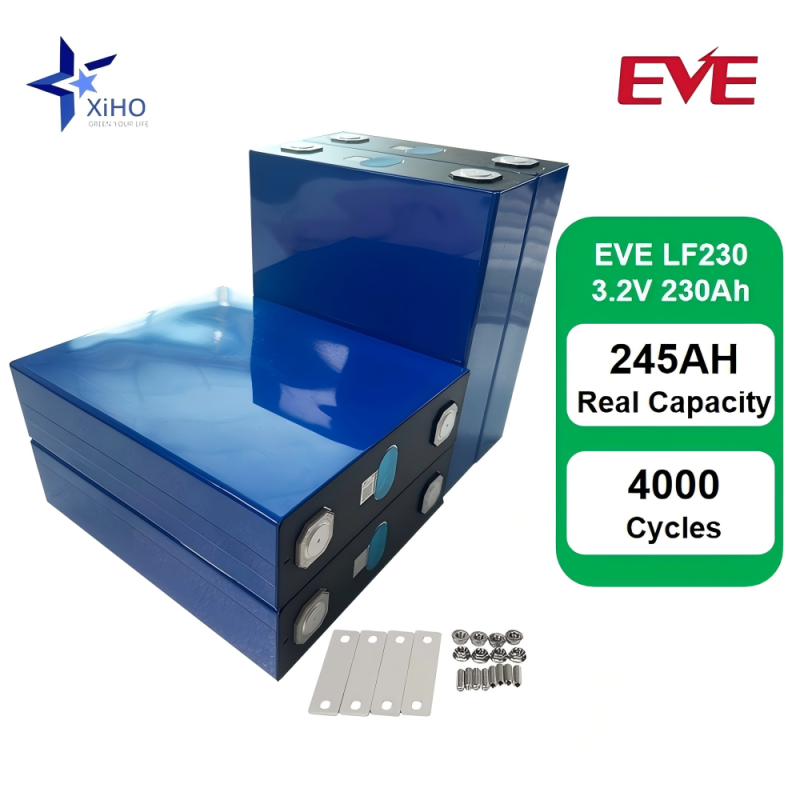 XIHO 3.2V EVE 230Ah Prismatic LF230 Lifepo4 Battery Cells Lithium Ion Batteries For Solar Energy Storage