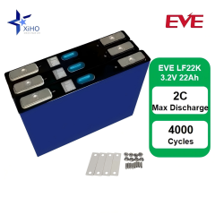EVE 22Ah 3.2VLF22K LiFePO4 Prismatic Rechargeable Lithium Ion Battery