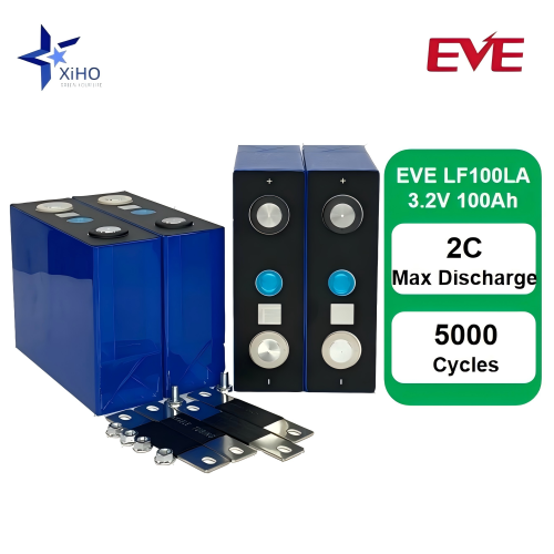 EVE 100Ah 3.2V LF100LA LiFePo4 Prismatic Rechargeable Lithium Ion Battery