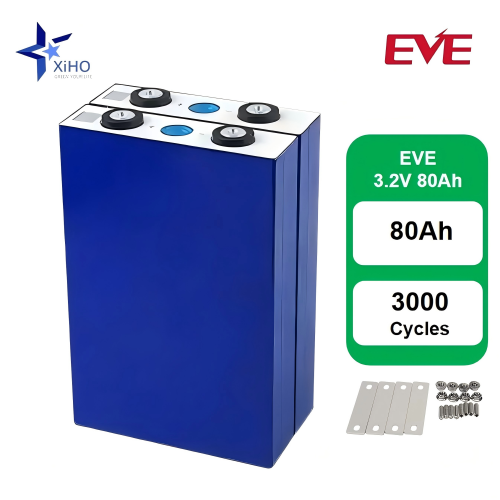 EVE 80Ah 3.2V LiFePo4 Prismatic Rechargeable Lithium Ion Battery