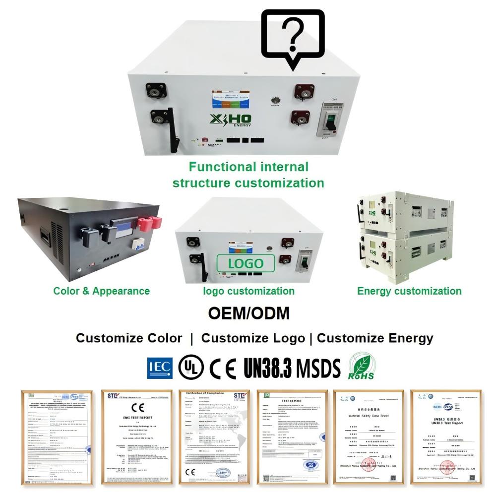 XIHO 15/16kWh Stackable Lithium Ion Battery Pack 51.2V 314Ah 280Ah Lifepo4 Grade A Cells PACE BMS for Solar Home Energy Storage Manufacture Direcetly Supply