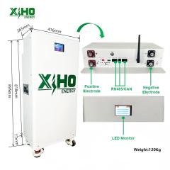 XIHO 16kWh Floor-Standing Lithium Ion Battery Pack 51.2V 48V 314Ah Grade A Lifepo4 Cells Solar Home Energy Storage