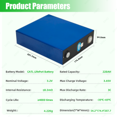 Factory Price Catl Company 3.2V 228AH Lifepo4 Battery 230Ah Lithium Iron Phosphate Battery Prismatic Cells