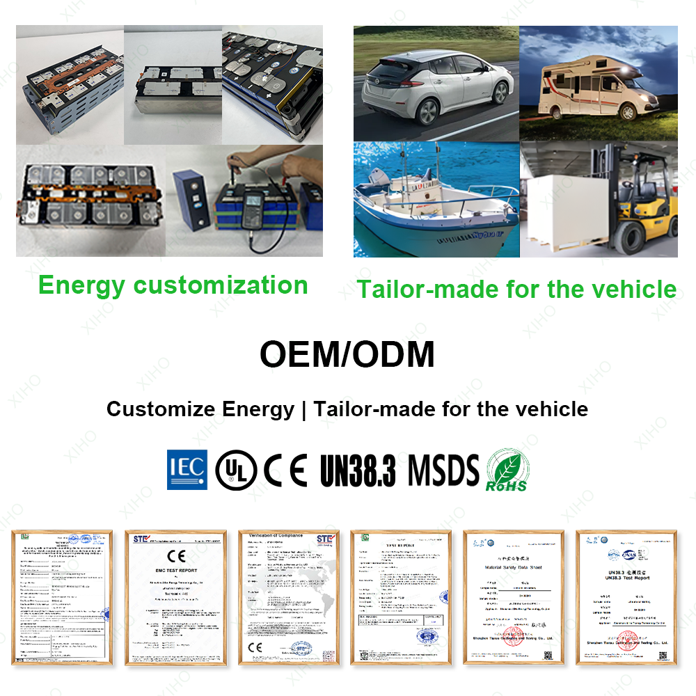 XIHO Customization Catl 14.8V 4S1P 177Ah NMC 811 NCM Rechargeable Lithium Ion Battery Module For Nissan Leaf