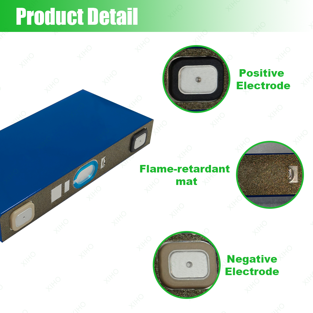 XIHO Manufacturer Catl Flame-retardant Mat 3.7V 3.65V 120Ah 117Ah 114.5Ah NMC 811 NMC Prismatic Lithium Ion Battery Cell