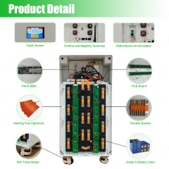 XIHO V2 Manufacturer Li Ion 51.2V 48V 314AH 280AH Lithium Cell 16S1P 16kWh 15kWh Vertical DIY Metal Lifepo4 Battery Box Wiht PACE BMS
