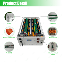 XIHO Direct 51.2V 48V 16S1P 314AH 280AH Stackable Lithium Iron Phosphate Battery DIY BOX With PACE BMS
