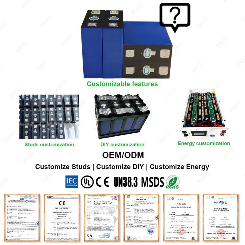 REPT 280Ah 3.2V CB71173204EB-280Ah LiFePo4 Prismatic Rechargeable Lithium Ion Battery