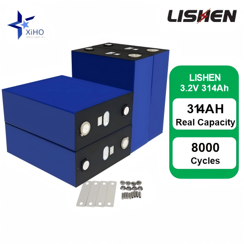 Xiho 8000 Cycle Life Lishen LP71173207-314Ah Lifepo4 314 Energy Storage Battery Prismatic Battery Cell 3.2v Lifepo4 Battery for Solar Energy System
