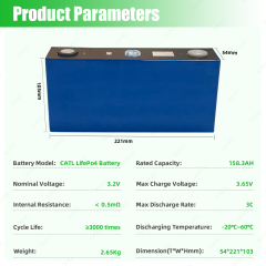 XIHO CATL LiFePo4 Prismatic Battery 3.2V 158.3AH