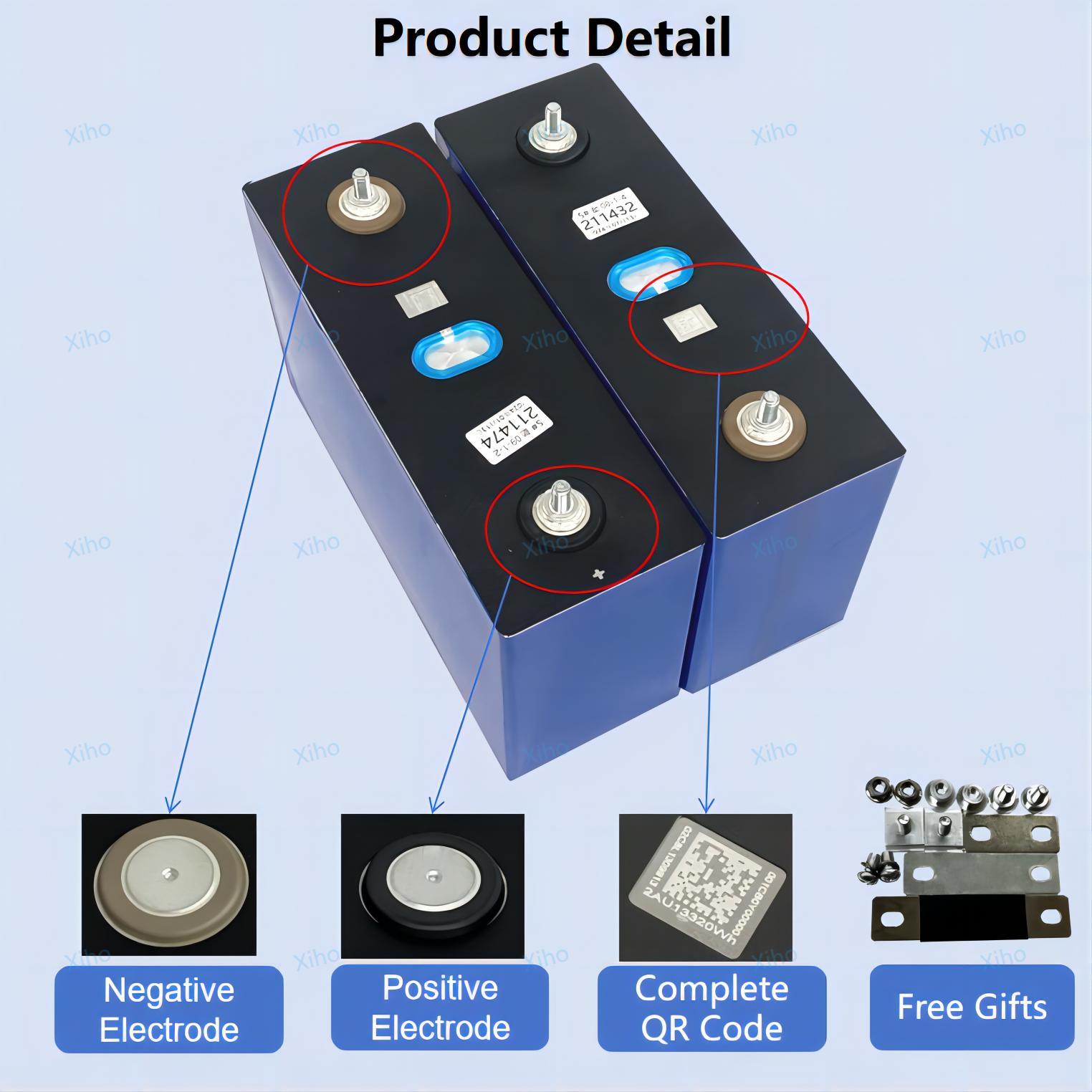 CATL LiFePO4 3.2V 204AH Lifepo4 Lithium ion Battery for Solar Storage System