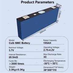 XIHO CALB 3.7V 195Ah Grade A NMC Prismatic Battery Cell