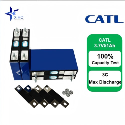 XIHO CATL 3.7V 51Ah Grade A NMC Prismatic Battery Cell