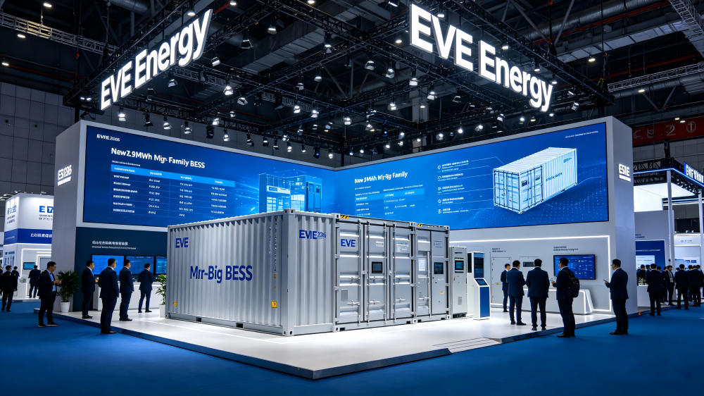 EVE Energy Launches World's First 6.9MWh BESS &amp; Secures 50GWh+ Contracts at ESIE 2026