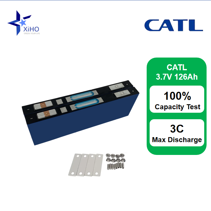 XIHO CATL 3.7V 126Ah NMC Prismatic Battery Cell