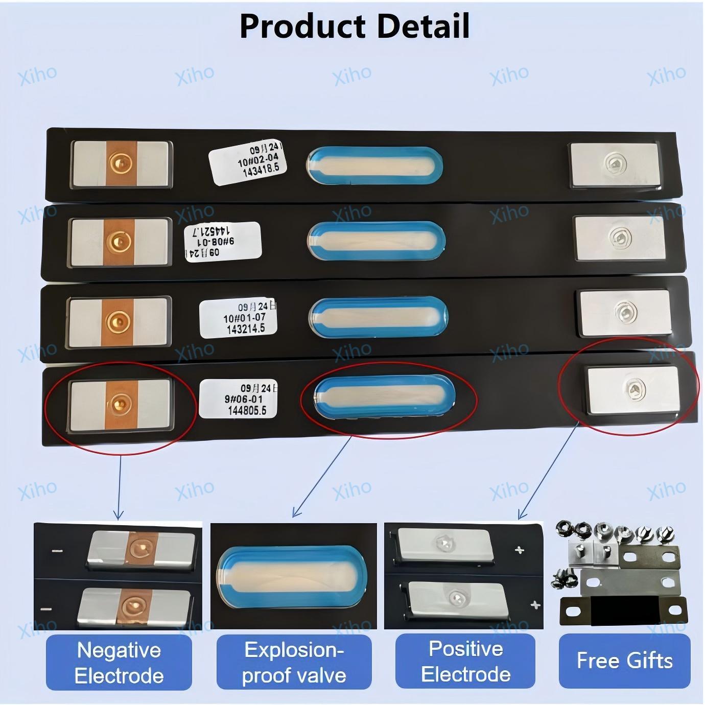 XIHO CATL 3.7V 140.9Ah Grade A NMC Prismatic Battery Cell