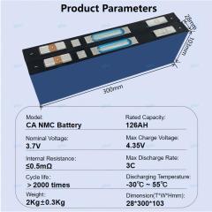 XiHO CATL 3.7V 133Ah NMC Prismatic Battery Cell