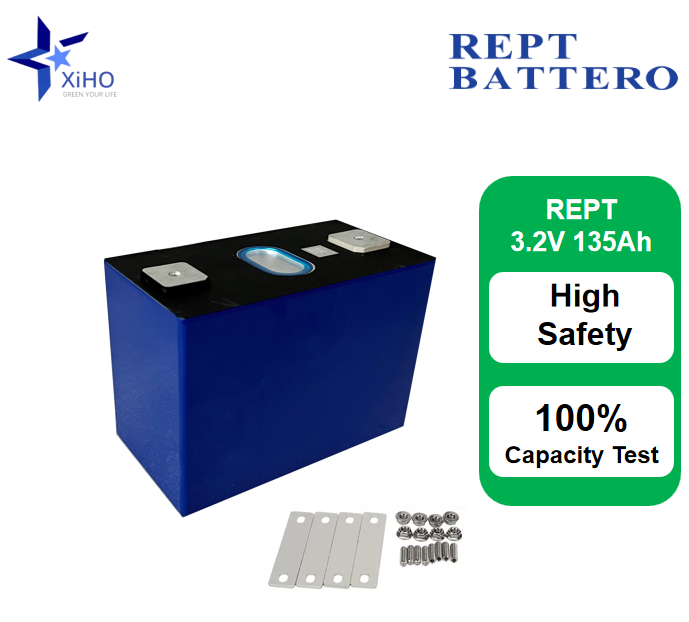 XIHO 3C MAX Discharge Rate REPT 3.2V 135Ah LiFePO4 Prismatic Battery Cell
